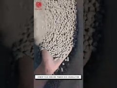 Granulatore del disco del fertilizzante organico del concime del maiale di acido umico della bentonite