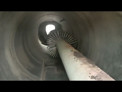 Due--Un Nel tamburo rotante bagnato del fertilizzante organico che mescola il granulatore dei denti