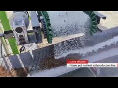 sistema di miscelazione del terreno terriccio linea di miscelazione del terreno linea di produzione di terreno nutritivo