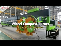 Fermentazione del compostaggio agricolo fertilizzante organico compost turner machine