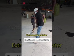 Granulatore di polvere di montmorillonite, pelletizzatore a doppio rullo.