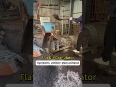 1-2 il piano cilindrico del granulatore del fertilizzante organico del nuovo tipo del t/h muore mulino della pallina