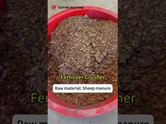 Sheep manure semi-wet material grinding organic fertilizer production equipment