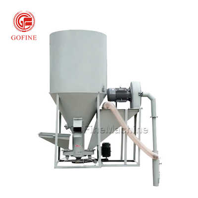 Pianta verticale di lavorazione degli alimenti del cereale del mulino di Mixer 200kg/H della smerigliatrice dell'alimentazione del pollame