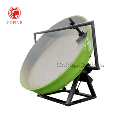 Sistema di controllo PLC Disco pan Granulatore di concimi organici attrezzatura a forma di arco