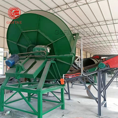 3-5T/H Capacità Disco Granulatore Fertilizzante di linea di produzione con produzione di granuli
