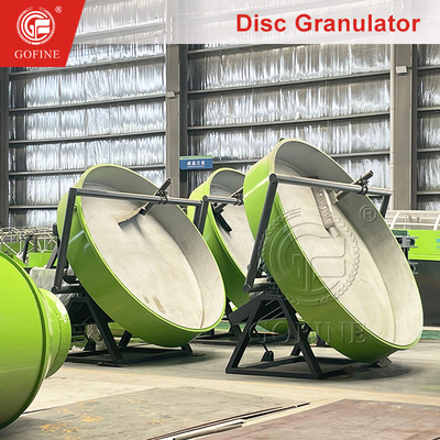 3-10 mm Granuli di concimi organici composti Dischi Pan Granulazione di concimi