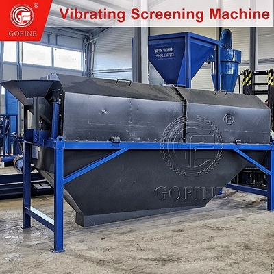 Linea di produzione mobile ad alta velocità di fertilizzanti chimici organici per lo screening delle particelle