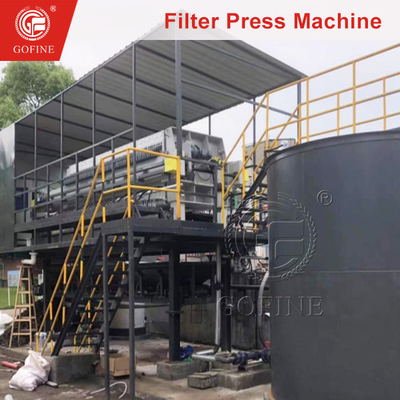 Apparecchiature per la stampa di filtro a piastra di scarico automatico controllato da PLC