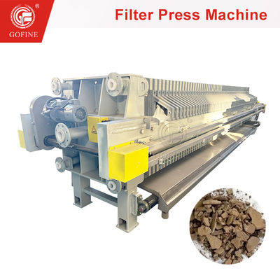 Pressa di filtraggio completamente automatica per impianti di trattamento delle acque reflue
