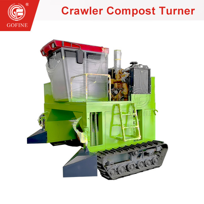 2.5-3m Larghezza fertilizzante organico Fermentazione compost Turning Machine