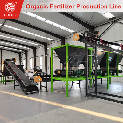 Sistema completo di produzione di concimi organici in polvere di letame di pollo