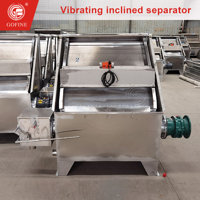 Vibrating Inclined Screen Extrusion Cow Dung Dewatering Machine (macchina per disidratare il letame delle mucche)