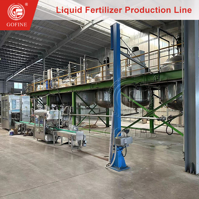 Linea di produzione di miscelazione e riempimento di fertilizzanti idrosolubili