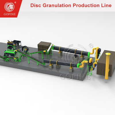 Linea di produzione del granulatore della pentola da 20.000 tonnellate/anno operazione della stalla di alta efficienza
