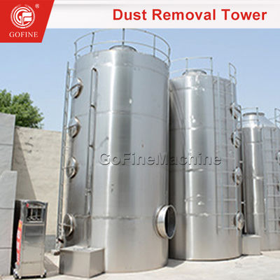 Depuratore di polveri per fertilizzanti, controllo polveri NPK, collettore di polveri a film d'acqua