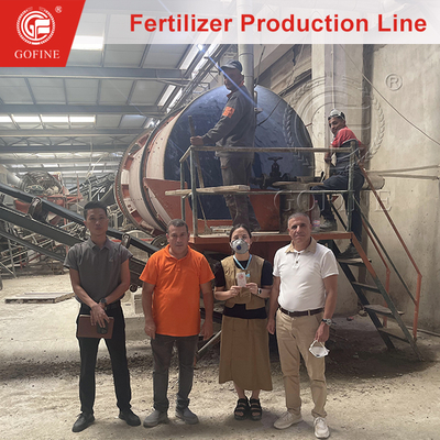 Linea di produzione automatizzata di fertilizzanti NPK per miscelazione, granulazione e rivestimento