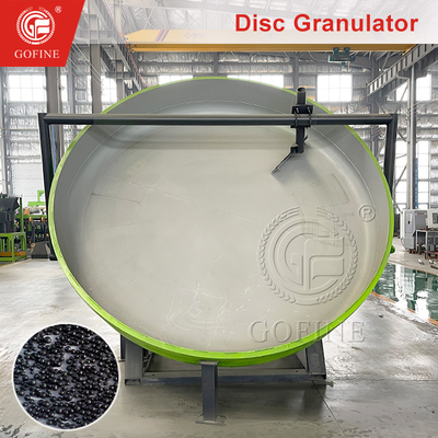 Granulatore a disco di miscelazione umido per concimi organici di capacità 1-5 tonnellate/ora