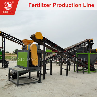 Linea di produzione di fertilizzanti granulari con gesso per il miglioramento del suolo