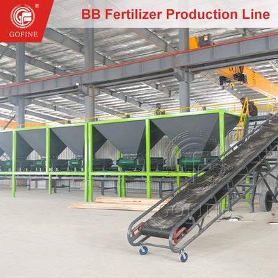 Sistema automatico di miscelazione di fertilizzanti alla rinfusa per la linea di produzione di fertilizzanti NPK