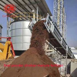 Produzione del fertilizzante della composta della pollina, bio- tino di fermentazione del fertilizzante