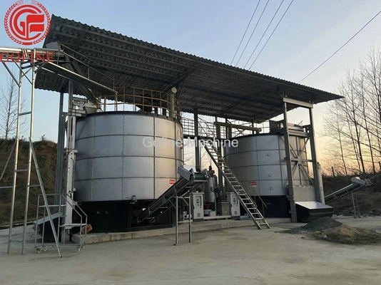 tino di fermentazione trainabile del concime di produzione del fertilizzante della composta 120M3